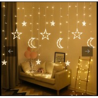 Ay Yıldız Perde LED