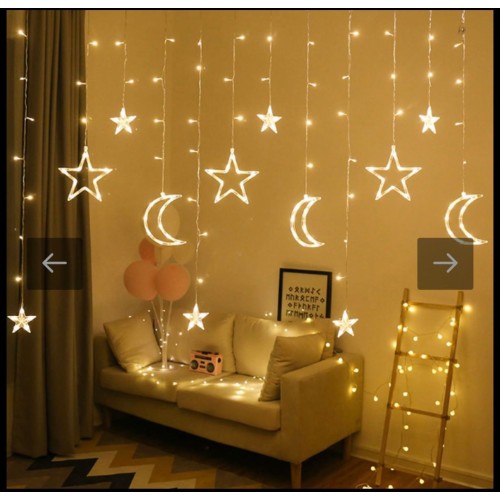Ay Yıldız Perde LED