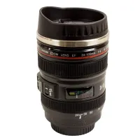 Kamera Lensi Görünümlü Termos Kupa Bardak